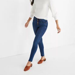 MADEWELL 10" High Rise Skinny Jeans Brinville AA11